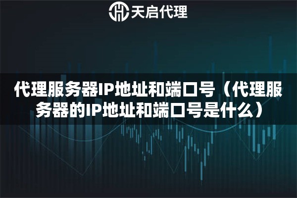 代理服務器IP地址和端口號（代理服務器的IP地址和端口號是什么）