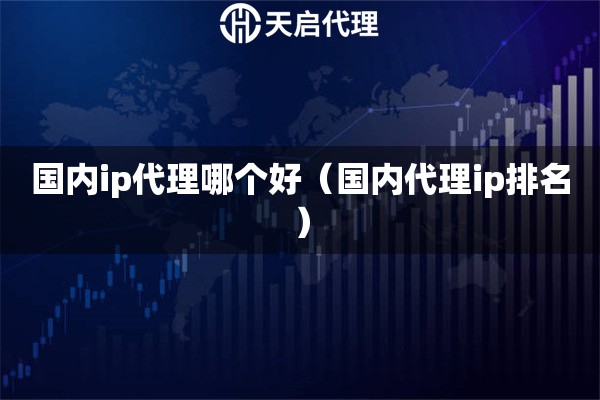 國內ip代理哪個好（國內代理ip排名）