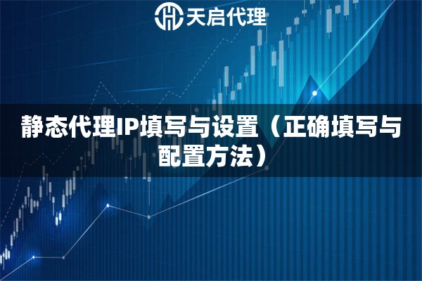 靜態(tài)代理IP填寫與設置（正確填寫與配置方法）