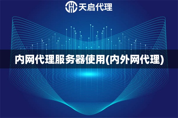 內(nèi)網(wǎng)代理服務(wù)器使用(內(nèi)外網(wǎng)代理)